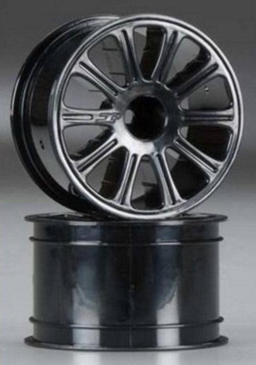 JConcepts 3333B Rulux 2.2" 1/16 Wheel Black (2) Traxxas E-Revo