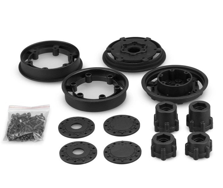Jconepts 3382B Tribute Transport 2.4" Monster Truck Transport Wheel W/ Adaptors