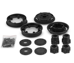 Jconepts 3382B Tribute Transport 2.4" Monster Truck Transport Wheel W/ Adaptors