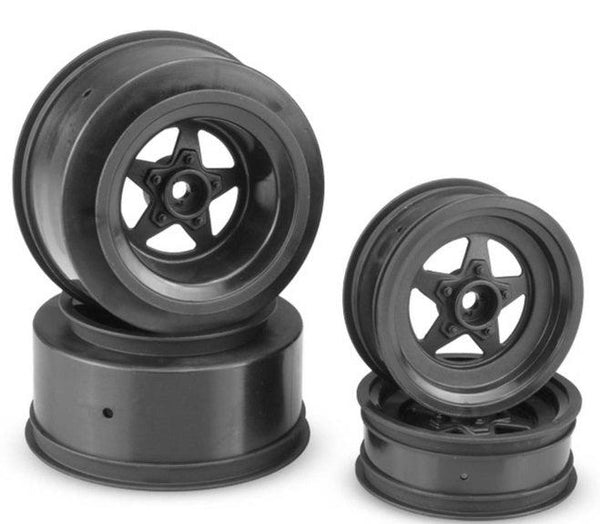 JConcepts 12mm Hex Startec Street Eliminator On-Road Drag Racing Wheels Black