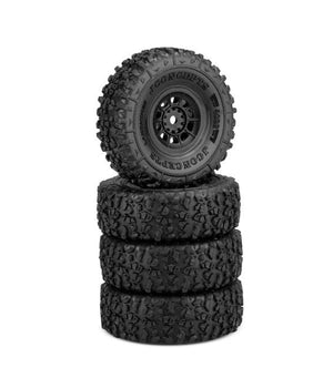 Jconcepts Landmines Tires Gold Compound Mounted Black (4) Axial SCX24
