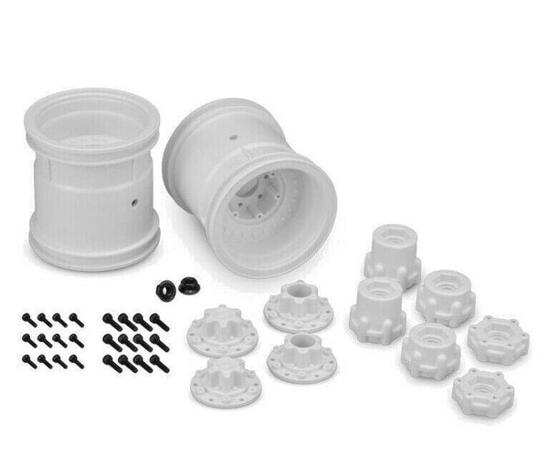 JConcepts JCO3380W Midwest 2.2" Monster Truck Wheel (2) (White)
