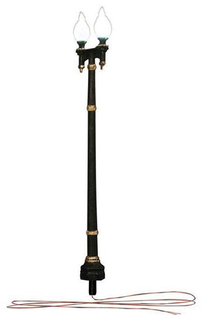 Woodland Scenics JP5640 N Scale Double Lamp Post Street Lights
