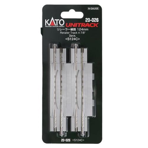 PowerHobby Kato 20-026 N Scale Rerailer Track 2-Pack Unitrack — N Tracks