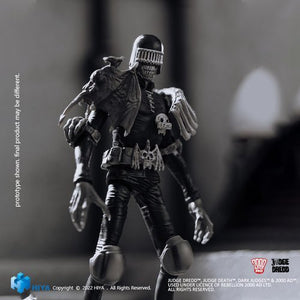 ToyShnip Judge Dredd Black And White Judge Death PX 1/18 Mini Action Figure