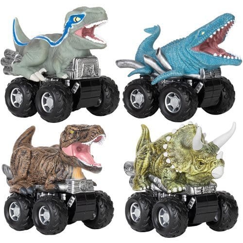 ToyShnip Jurassic World Zoom Riders - Set of 4(loose) — Action Figure