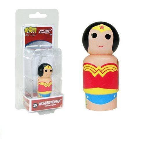 ToyShnip Justice League Wonder Woman Pin Mate Wooden Figure — Toys & Games
