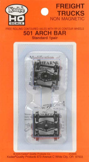Kadee 501 HO Arch Bar Trucks