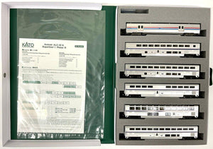 Kato N Scale 10-1789 Amtrak Superliner I Phase VI 6 Car Set w/Bookcase