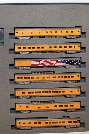 Kato 106-086 N Scale N Union Pacific Excursion Train 7-Car Set