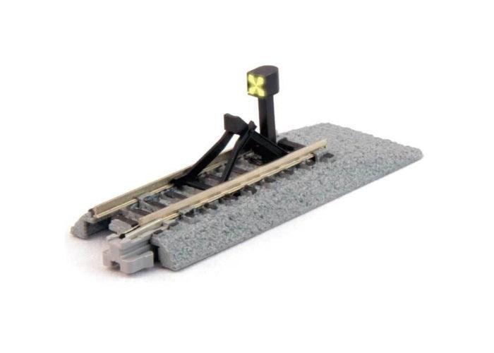 PowerHobby Kato 20-064 N Scale Unitrack Steel Illuminated Bumper Track Type C — N Tracks