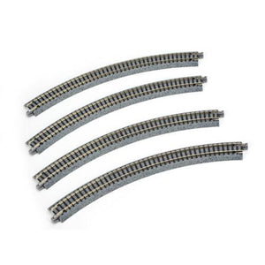 Kato N 20-110 Unitrack 11"-45-Degree Radius Curved Track (4)