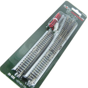 Kato 20-220 N Scale #4 Left Turnout with R481-15º EP481-15L