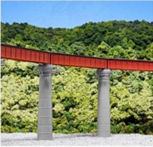 Kato 20470 USA N Scale Curve Deck Single Track Girder Bridge Red