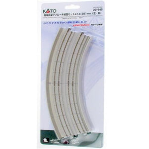 Kato 20-545 N Scale 15"/16.4" 22Degree Double Track EasementCurve (2)