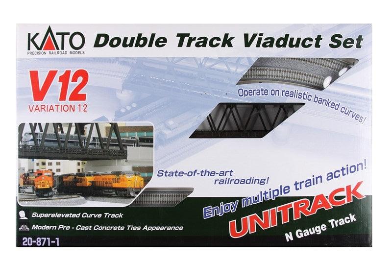 Kato 20-871 N Scale Unitrack Double Track Variation Set 12