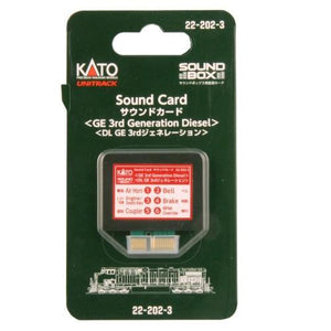 Kato 22-203-3 HO Soundbox Sound Card Siemens ACS-64 Electric Card 381-221011