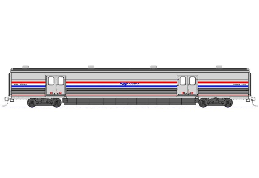 PowerHobby Kato 35-6211 HO Amtrak Viewliner Baggage Car 61006 — HO Rolling Stock