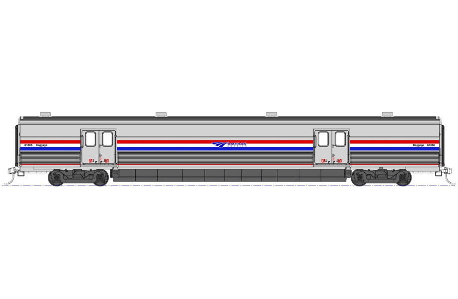 Kato 35-6212 HO Amtrak Viewliner Baggage Car 61058