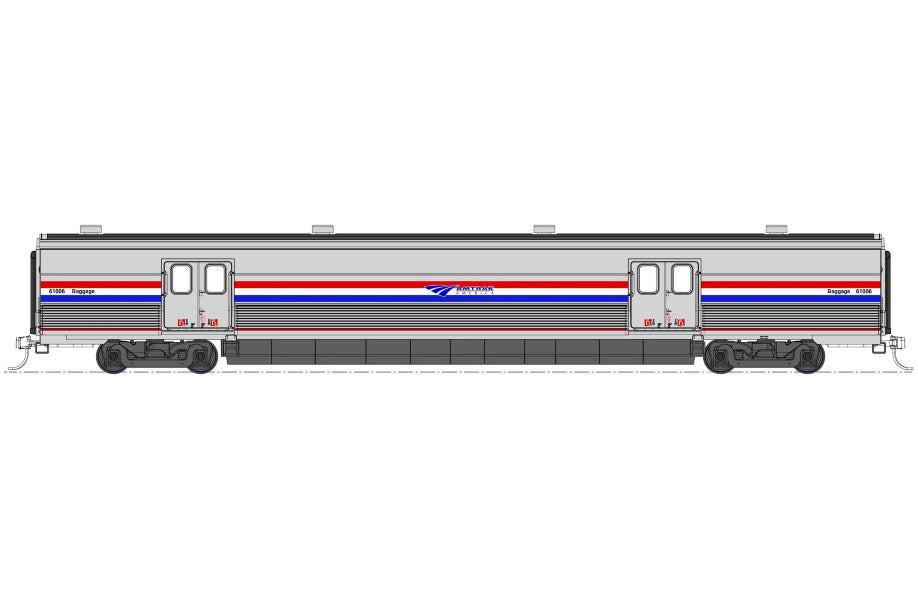 PowerHobby Kato 35-6212 HO Amtrak Viewliner Baggage Car 61058 — HO Rolling Stock