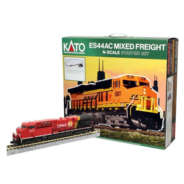 PowerHobby Kato 106-0027 N ES44AC GEVO Freight Train Set Canadian Pacific Kansas City CPKC