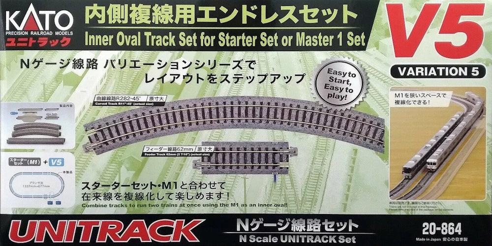 PowerHobby Kato 20-864 N Scale Inner Oval Set Variation V5 Inside Loop Track