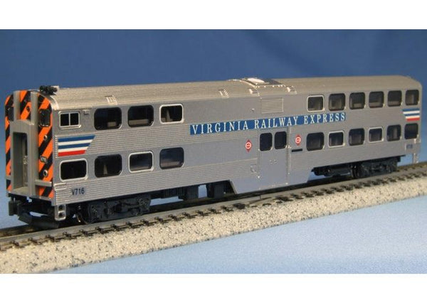 Kato 156-0947 N Gallery Bi-Level Cab-Coach Virginia Railway Express #V716