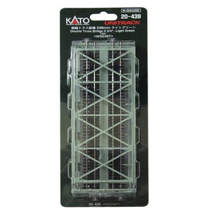 Kato 20-439 N Gauge Double-Track Railway Bridge Truss (Light Green)
