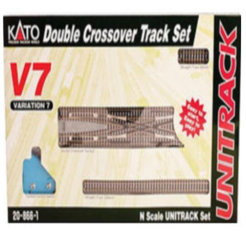 Kato 20-866-1 N V7 Double Crossover Track Set