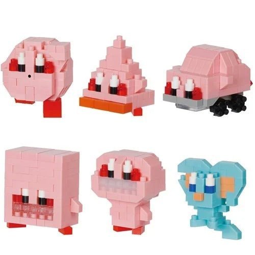 ToyShnip Kirby and the Forgotten Land Nanoblock Mininano Blind-Bag (1 Bag with 1 Figure)