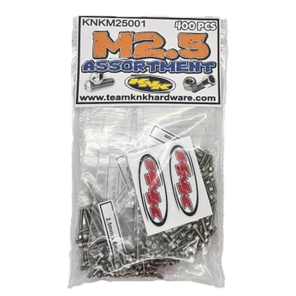 Team KNK M2.5 Assortment Bulk Bag - 400 Piece Stainless Bulk Bag
