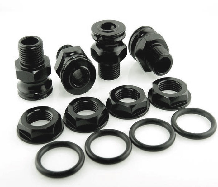 King Headz KP-446+10-BLK Xray XB8-T 17mm Wheel Hubs (+10mm)