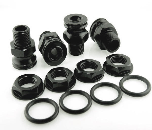 King Headz KP-446+10-BLK Xray XB8-T 17mm Wheel Hubs (+10mm)