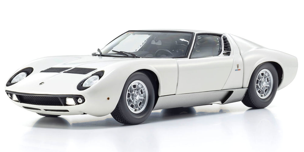 Kyosho 1/18 Scale Lamborghini Miura P 400 Die Cast Model (White)