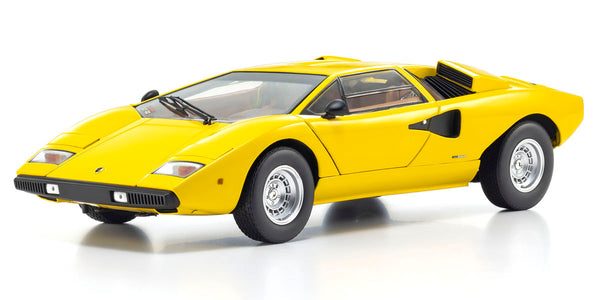 Kyosho 1/18 LAMBORGHINI COUNTACH LP400 (YELLOW) Diecast Model