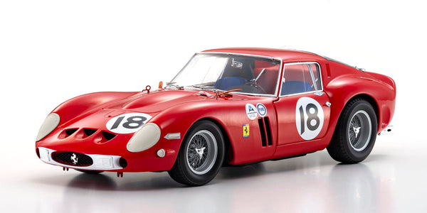 Kyosho 1/18 FERRARI 250GT0 1963 DAYTONA 3H #18 (RED)