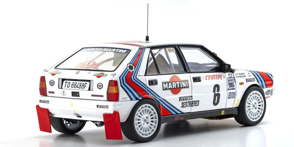 KYOSHO ORIGINAL 1/18 Lancia Delta HF 4WD Monte Carlo Team Lancia Martini 1987 #6