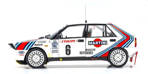KYOSHO ORIGINAL 1/18 Lancia Delta HF 4WD Monte Carlo Team Lancia Martini 1987 #6