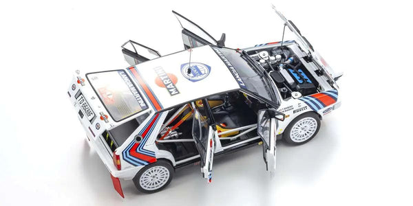 KYOSHO ORIGINAL 1/18 Lancia Delta HF 4WD Monte Carlo Team Lancia Martini 1987 #6