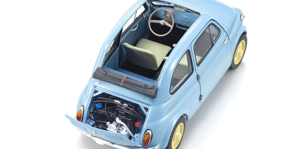 Kyosho ORIGINAL 1/18 Fiat NUOVA 500 (Celeste Blue) Diecast Car