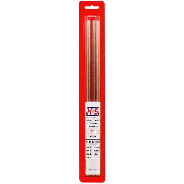 Round Copper Telescopic Tubing Assortment