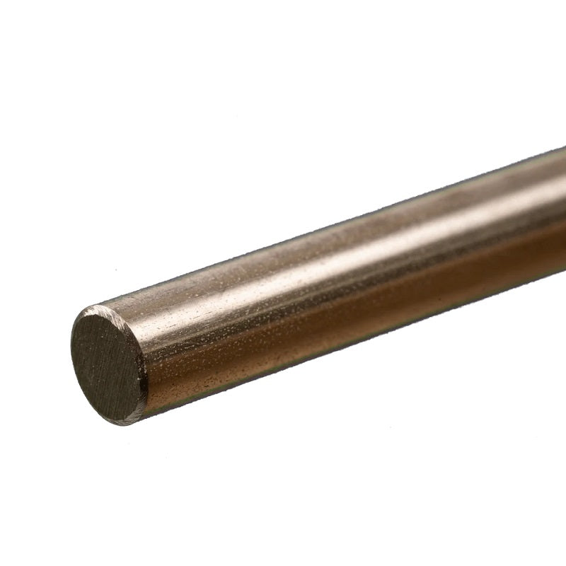 K & S Metals Round Stainless Steel Rod: 3/8" OD x 12" Long