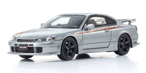 Kyosho 1/43 Scale Nissan Silvia Spec-R Nismo Aero Silver Model