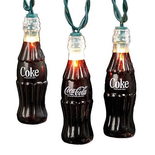 ToyShnip Kurt Adler - Coca-Cola Plastic Coke Bottle Party Lights Set — Action Figure