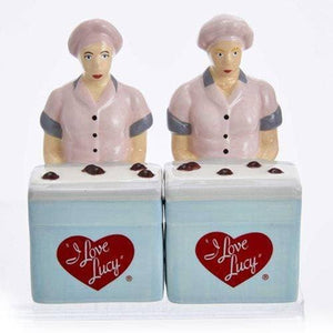 ToyShnip Kurt Adler - I Love Lucy Chocolate Factory Salt and Pepper Shaker Set — Toys & Games