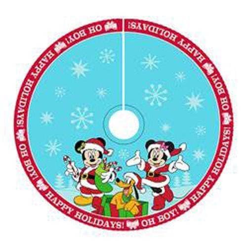 ToyShnip Kurt Adler - Mickey Mouse and Minnie Mouse Satin 48" Tree Skirt — Action Figure