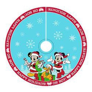 ToyShnip Kurt Adler - Mickey Mouse and Minnie Mouse Satin 48" Tree Skirt — Action Figure
