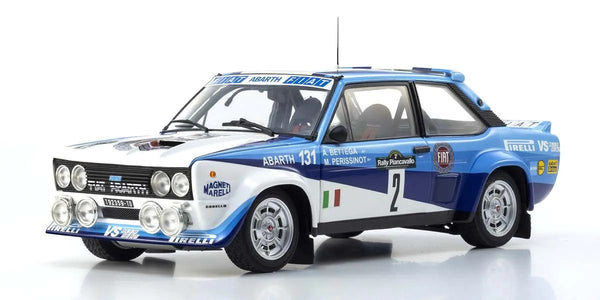 Kyosho 1/18 Scale Fiat 131 Abarth 1981 Pian Cavallo #2 Model