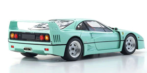 Kyosho 1/18 Ferrari F40 Scale Model, Mint Green
