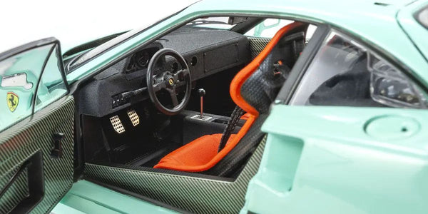 Kyosho 1/18 Ferrari F40 Scale Model, Mint Green